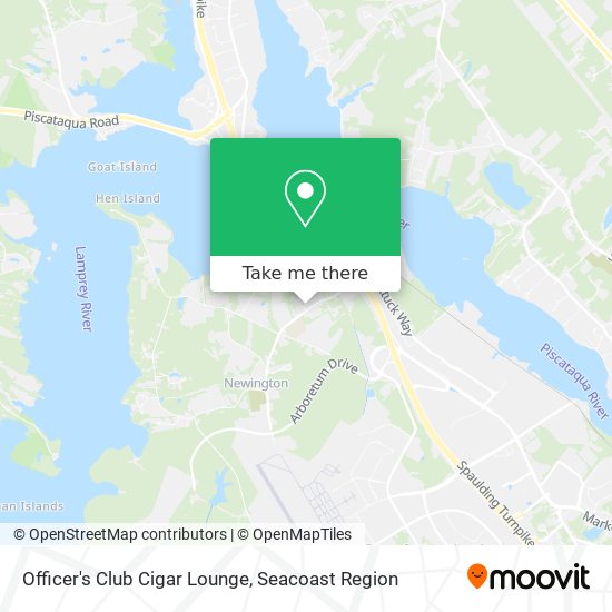 Officer's Club Cigar Lounge map