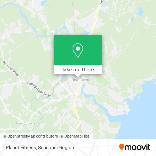 Planet Fitness map