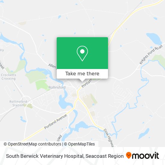 South Berwick Veterinary Hospital map