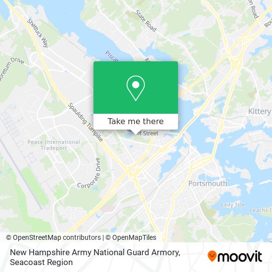 New Hampshire Army National Guard Armory map