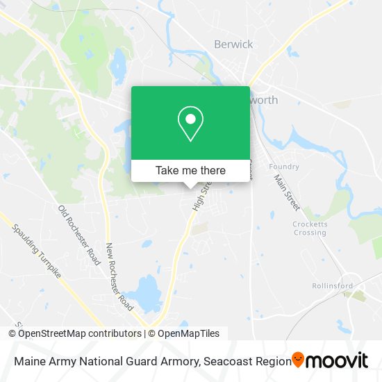 Mapa de Maine Army National Guard Armory