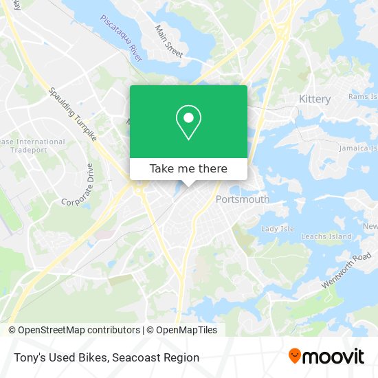 Mapa de Tony's Used Bikes