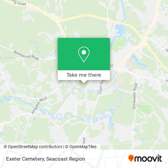 Exeter Cemetery map