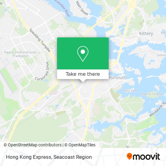 Mapa de Hong Kong Express