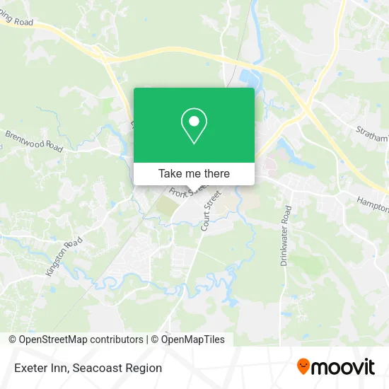 Exeter Inn map