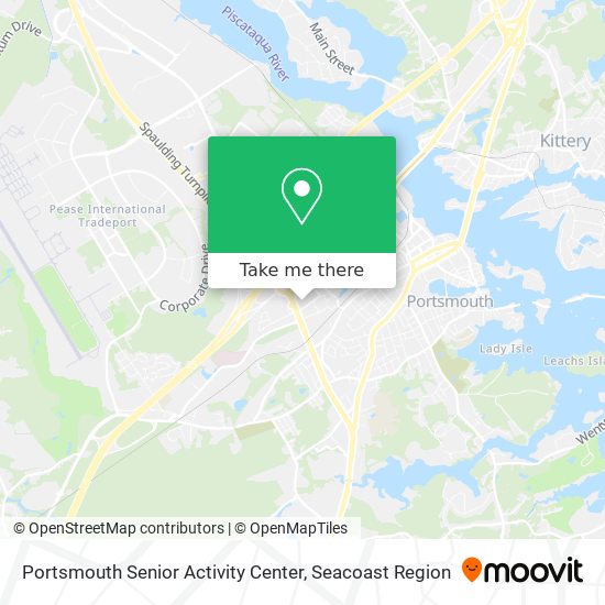 Mapa de Portsmouth Senior Activity Center