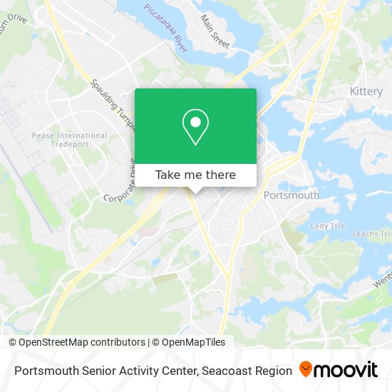 Portsmouth Senior Activity Center map