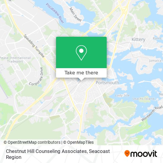 Chestnut Hill Counseling Associates map