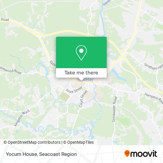 Yocum House map