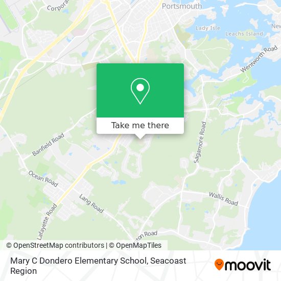 Mary C Dondero Elementary School map