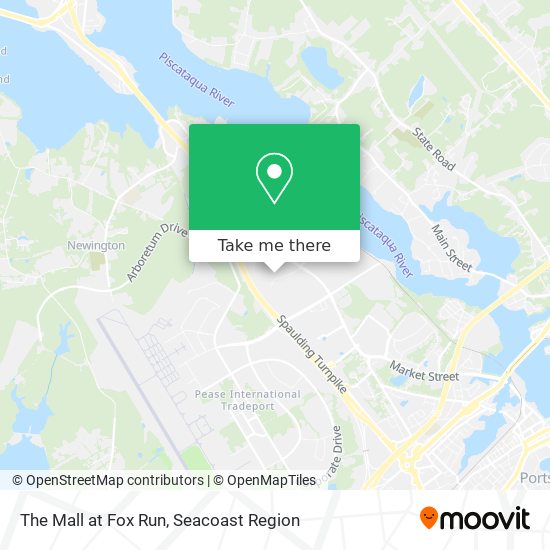 The Mall at Fox Run map