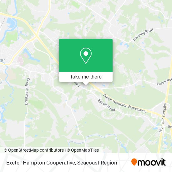 Mapa de Exeter-Hampton Cooperative