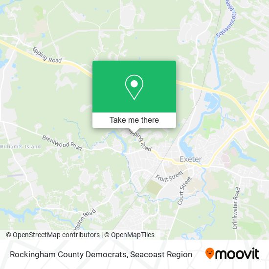 Mapa de Rockingham County Democrats