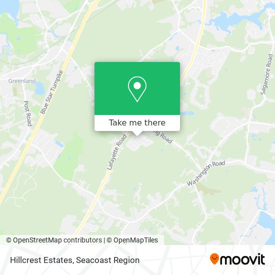 Hillcrest Estates map
