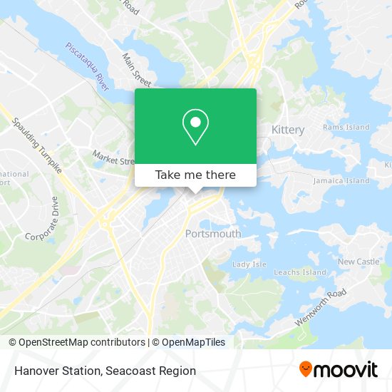 Mapa de Hanover Station