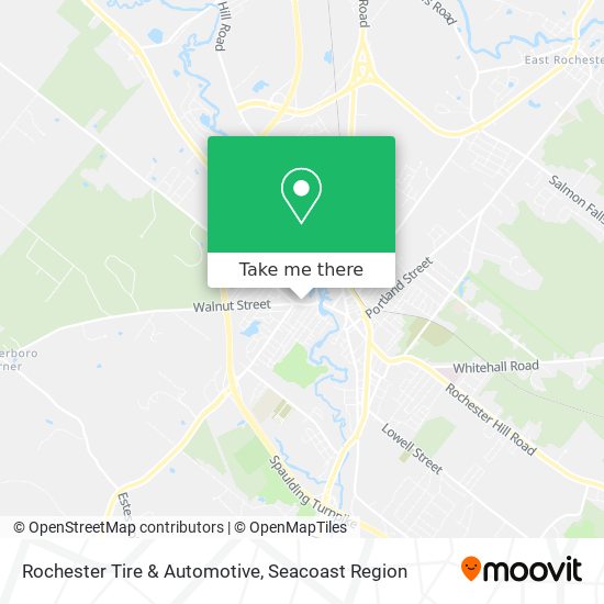 Mapa de Rochester Tire & Automotive
