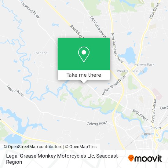 Mapa de Legal Grease Monkey Motorcycles Llc