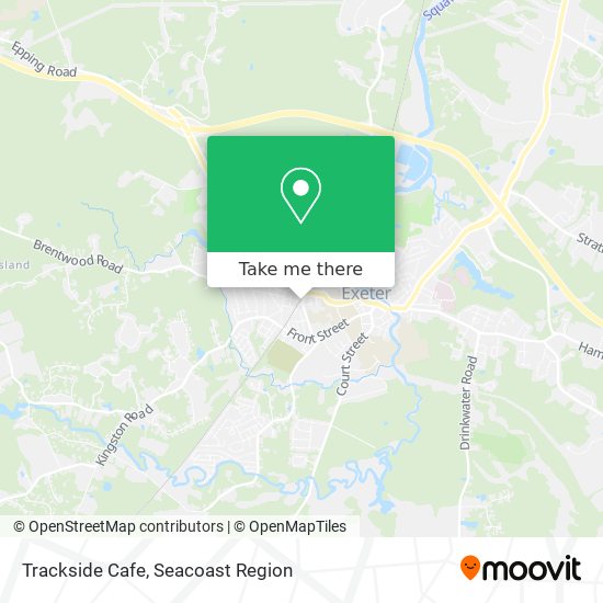 Trackside Cafe map