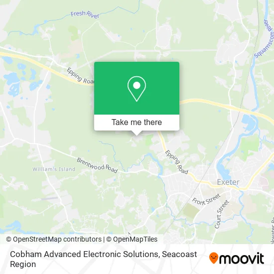 Cobham Advanced Electronic Solutions map