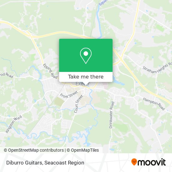 Mapa de Diburro Guitars