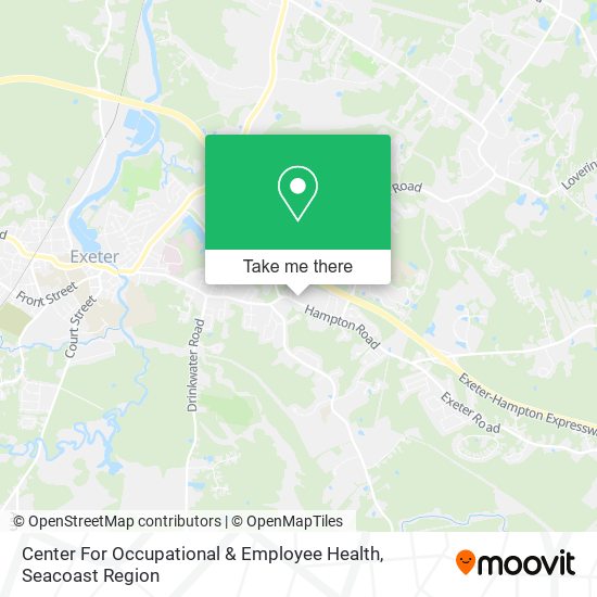 Center For Occupational & Employee Health map