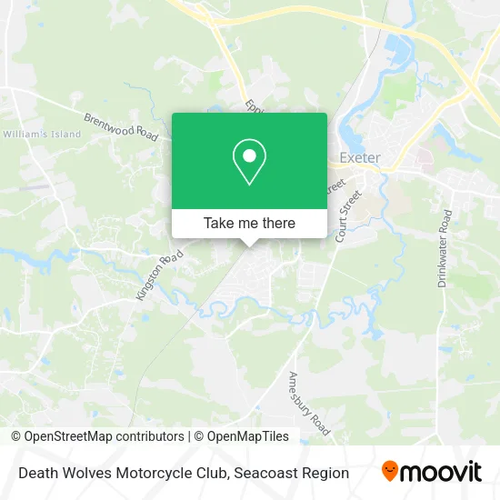 Death Wolves Motorcycle Club map