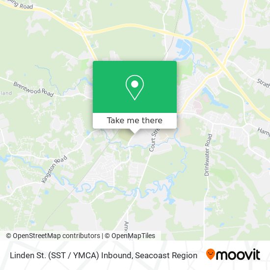 Linden St. (SST / YMCA) Inbound map