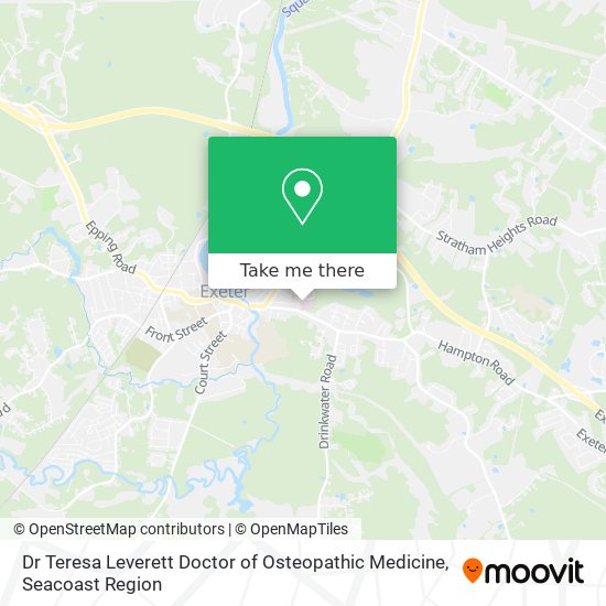 Dr Teresa Leverett Doctor of Osteopathic Medicine map