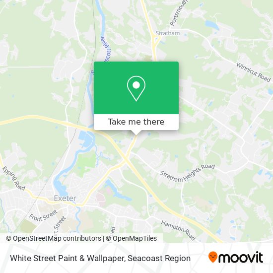 White Street Paint & Wallpaper map