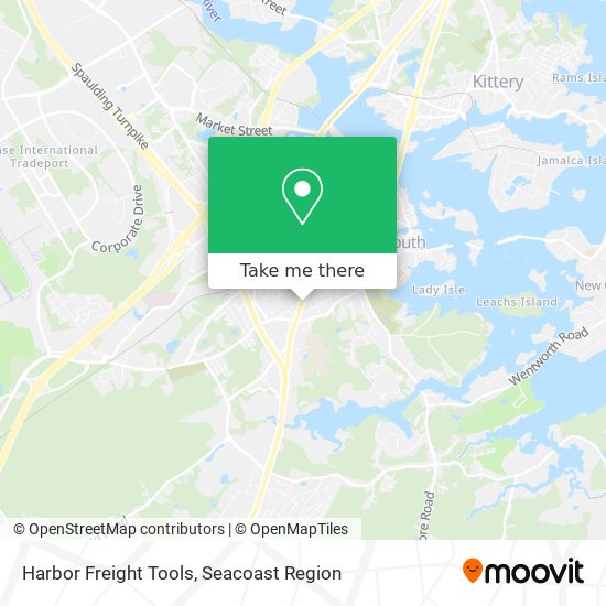 Harbor Freight Tools map