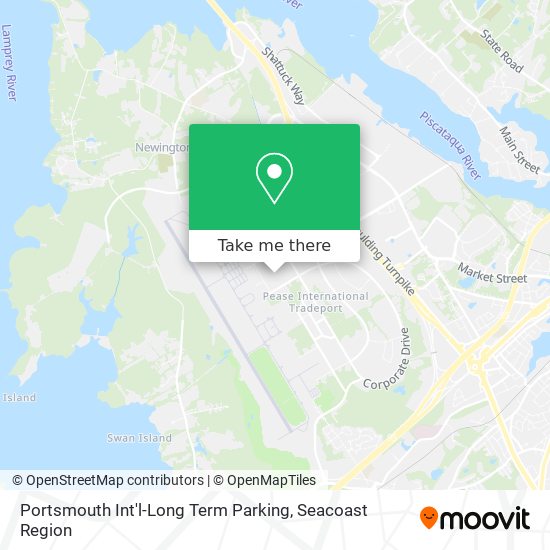 Portsmouth Int'l-Long Term Parking map