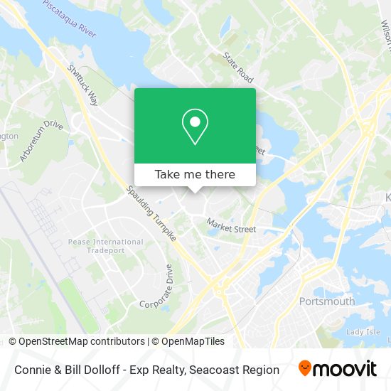 Connie & Bill Dolloff - Exp Realty map
