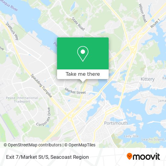 Exit 7/Market St/S map