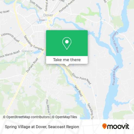 Spring Village at Dover map