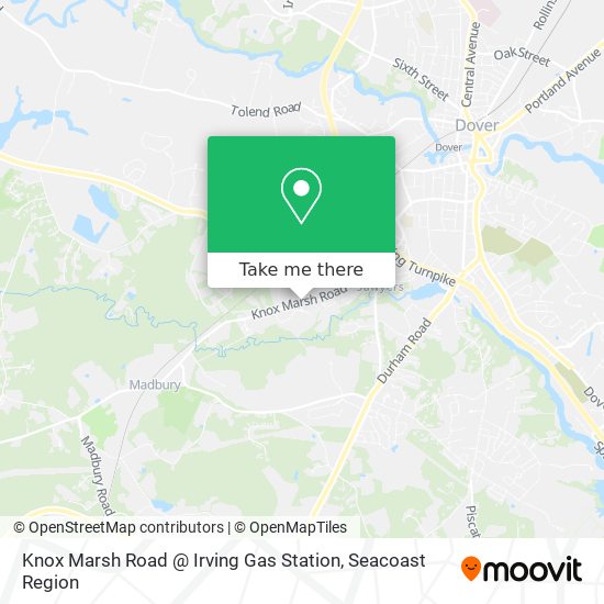 Mapa de Knox Marsh Road @ Irving Gas Station