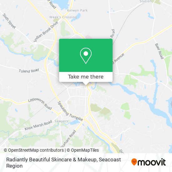 Radiantly Beautiful Skincare & Makeup map