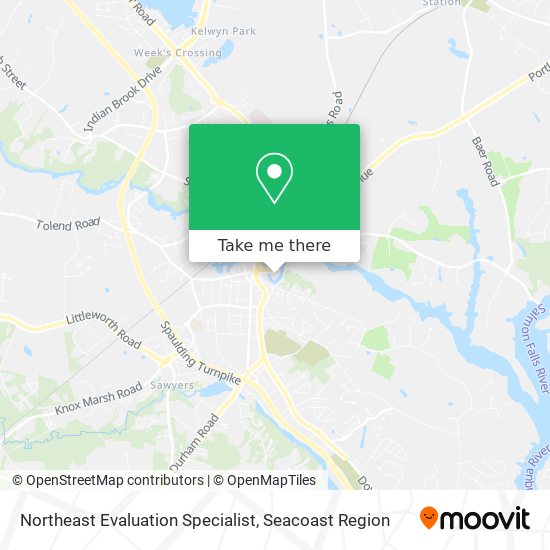 Northeast Evaluation Specialist map