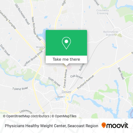 Physicians Healthy Weight Center map