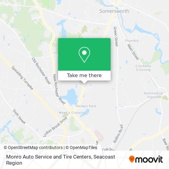 Monro Auto Service and Tire Centers map