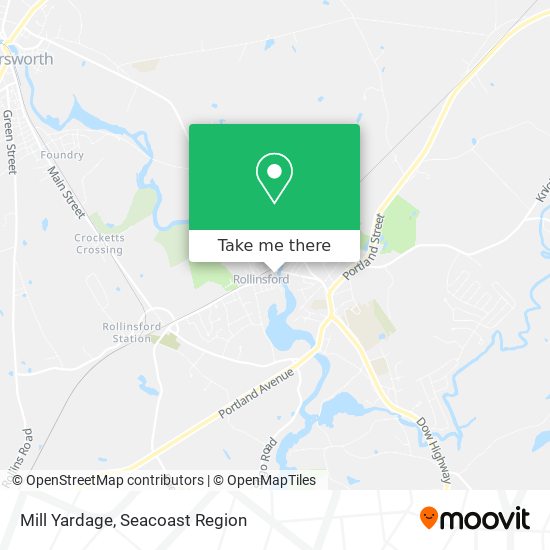 Mill Yardage map