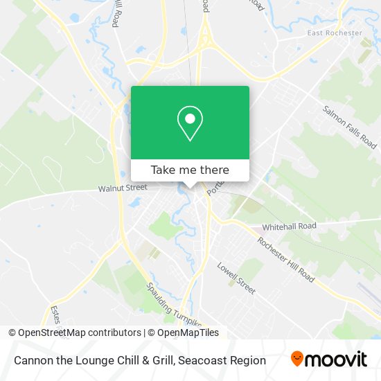 Mapa de Cannon the Lounge Chill & Grill