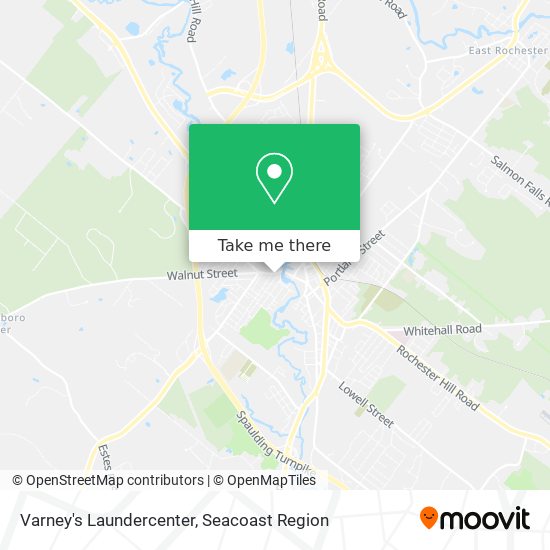 Varney's Laundercenter map