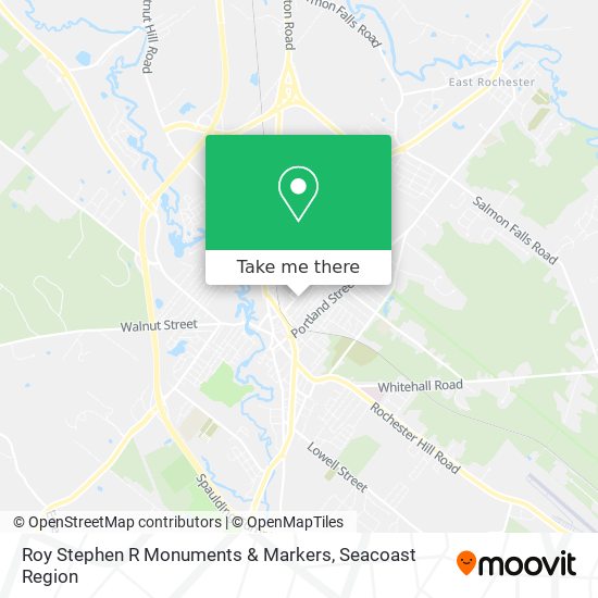 Roy Stephen R Monuments & Markers map