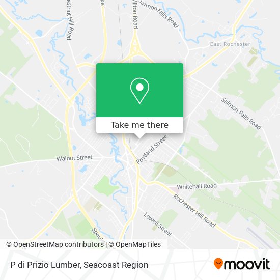 P di Prizio Lumber map