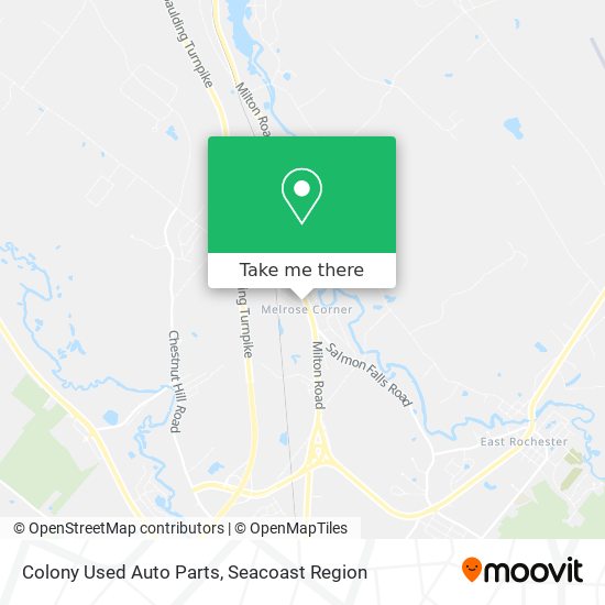 Colony Used Auto Parts map
