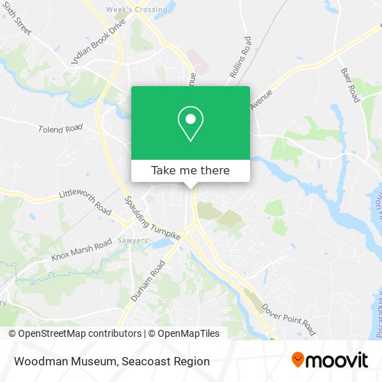 Woodman Museum map