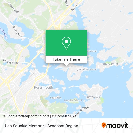 Uss Squalus Memorial map