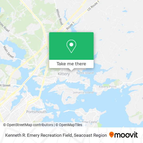 Kenneth R. Emery Recreation Field map
