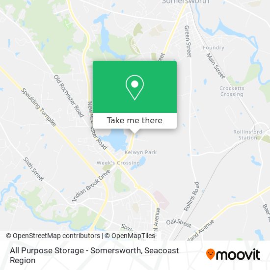 All Purpose Storage - Somersworth map
