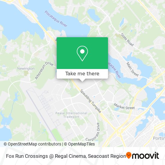 Fox Run Crossings @ Regal Cinema map
